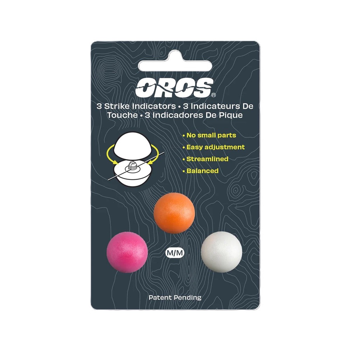 Oros Medium Indcator - 3pk Multicolor
