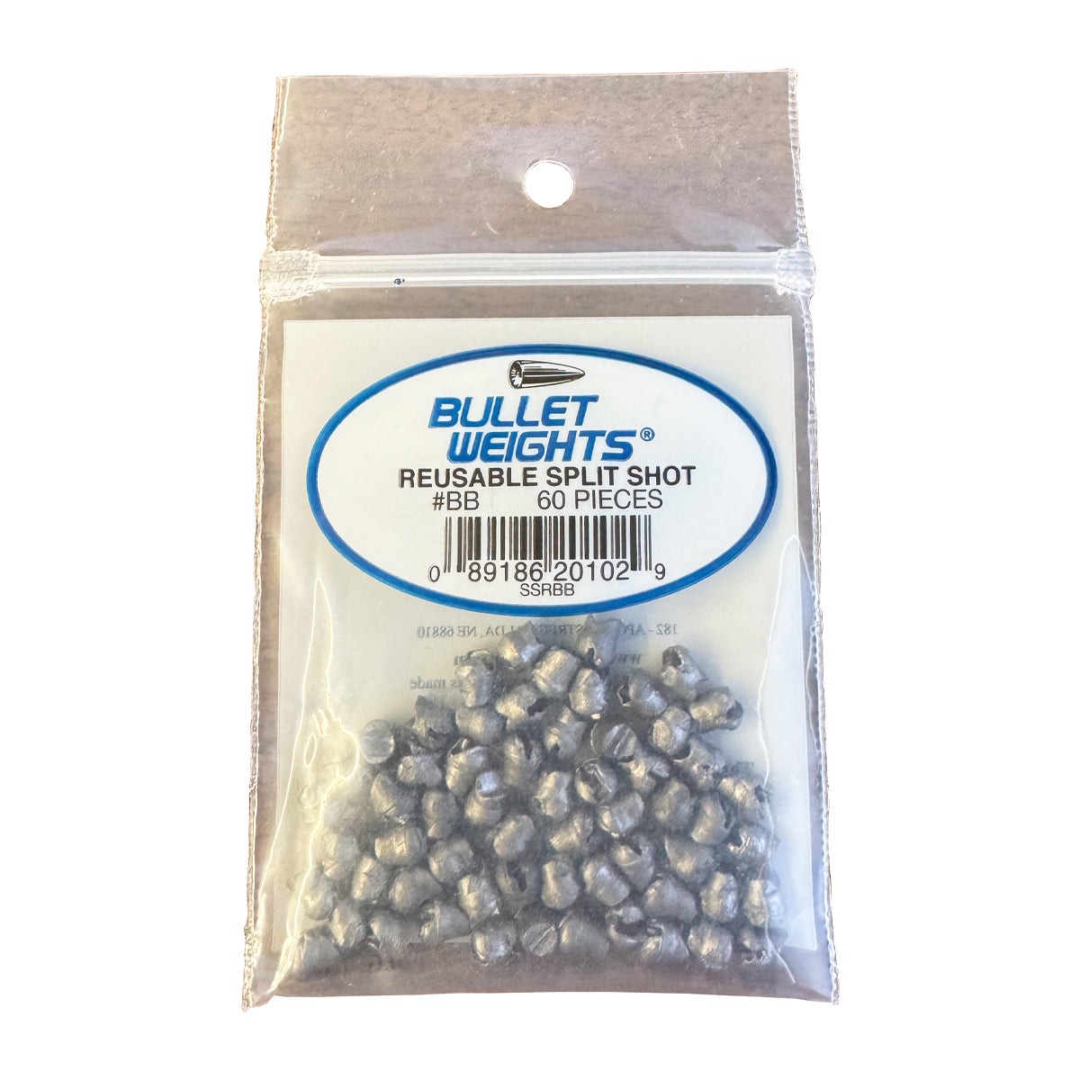 Bullet Weight Removable Split Shot