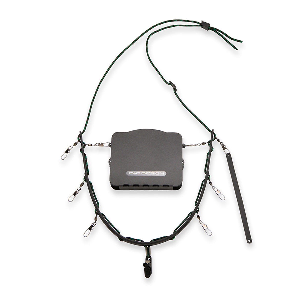 CF Design Lanyard with Universal System Fly Patch Gray