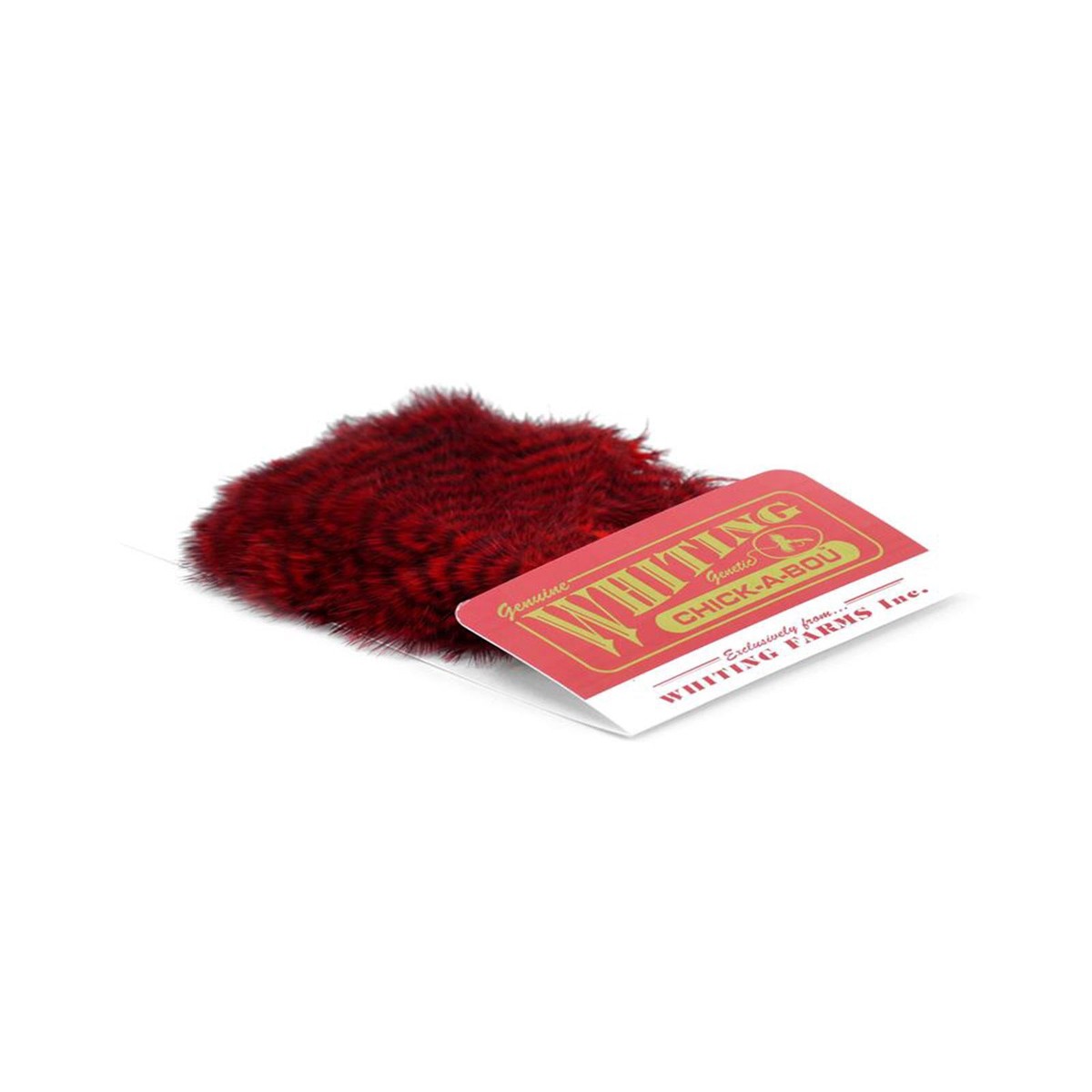 Chickabou Patch Grizzly Dyed Red