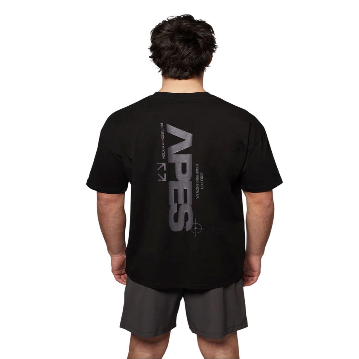 Motion Drop Tshirt Solid Black