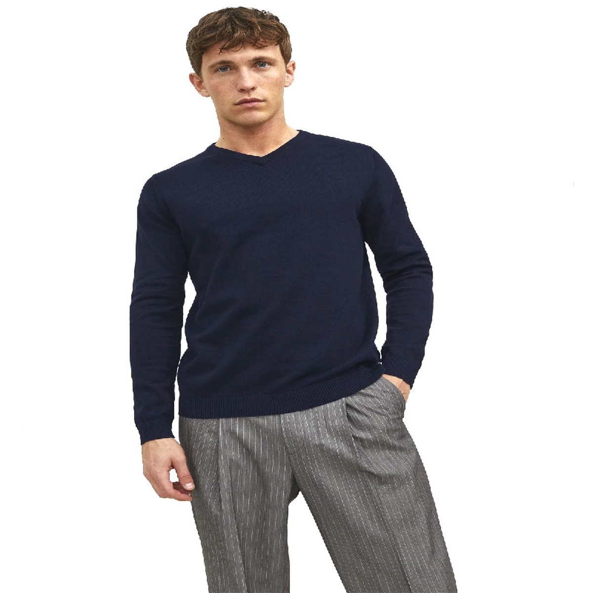 Maglione Uomo Basic V-Neck