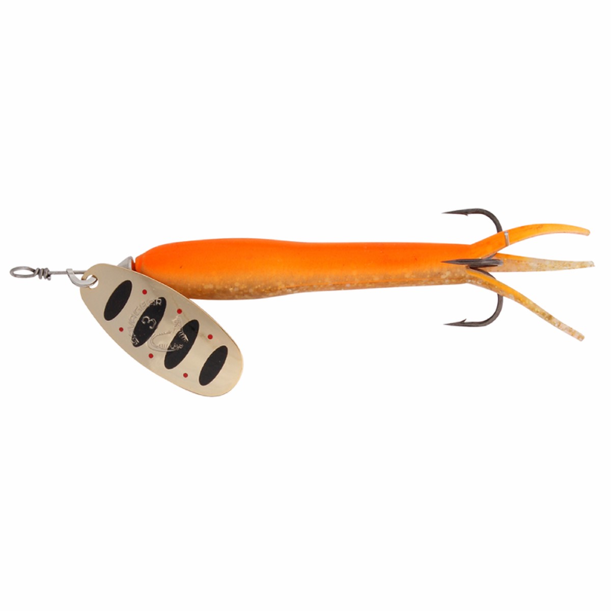 Savage Gear Flying eel Spinner #3 23g Sinking Fluo Orange Gold